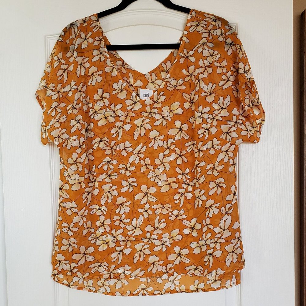 CAbi VINTAGE Stunning Thrive Blouse Style #3598